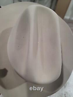 Vintage STETSON Cowboy Hat BEAVER 4X Silver Belly 7-1/2 Western XXXX