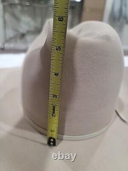 Vintage STETSON Cowboy Hat BEAVER 4X Silver Belly 7-1/2 Western XXXX