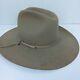 Vintage Stetson Cowboy Western Hat 4x Beaver 7 1/4 Withbox Hat Band With Jbs Pin