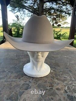 Vintage STETSON JBS HERITAGE 61 Silver Belly 6x Beaver Cowboy Hat Size 6 7/8