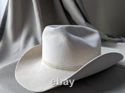 Vintage STETSON cowboy hat BEAVER 4X tan sand 7-1/8 western XXXX