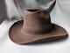 Vintage Stetson Fur Felt 5x Beaver 7-1/2 Brown Cowboy Hat Cap
