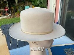 Vintage Stetson 1950s 7X Clear Beaver SilverBelly 7++ to 7-1/8 & Box