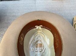 Vintage Stetson 1950s 7X Clear Beaver SilverBelly 7++ to 7-1/8 & Box