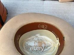 Vintage Stetson 1950s 7X Clear Beaver SilverBelly 7++ to 7-1/8 & Box