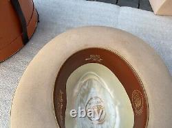 Vintage Stetson 1950s 7X Clear Beaver SilverBelly 7++ to 7-1/8 & Box