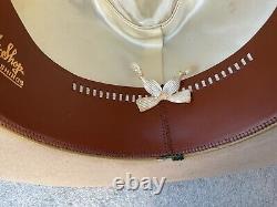 Vintage Stetson 1950s 7X Clear Beaver SilverBelly 7++ to 7-1/8 & Box