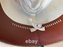 Vintage Stetson 1950s 7X Clear Beaver SilverBelly 7++ to 7-1/8 & Box