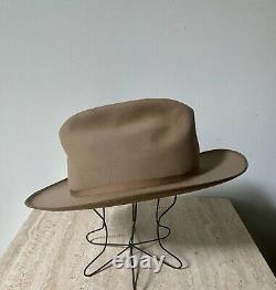 Vintage Stetson 1970s Stetson Open Road 4X Beaver Taupe Size 7 5/8