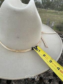 Vintage Stetson 3X Beaver Quality western cowboy O. P. S. Era hat 7 1/2 Long Ova