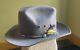 Vintage Stetson 4x Beaver Smoke Grey Western Cowboy Hat Ketch 7 1/8 Hat Band