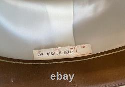 Vintage Stetson 4X Beaver Western Cowboy Hat Sz 7 1/4 Light Tan XXXX withBox EUC