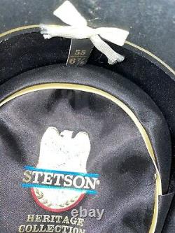 Vintage Stetson 4X Beaver Western Hat Brown Mens 6 7/8