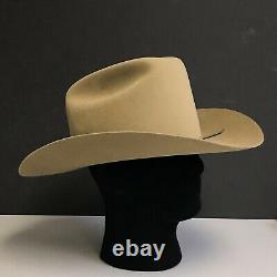 Vintage Stetson 4X Brown Beaver Cowboy Hat 7 3/8 Dee Pickett