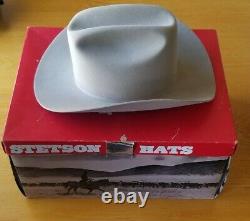 Vintage Stetson 4X XXXX Beaver Cowboy Hat 7 1/8