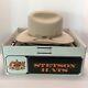 Vintage Stetson 4x Xxxx Beaver Fur Felt Western Cowboy Hat Size 7 Silver