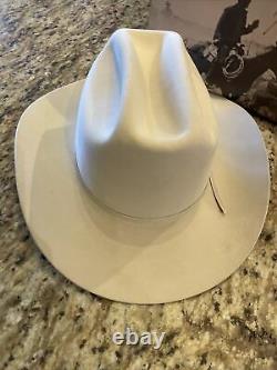Vintage Stetson 4x Silver Belly Beaver Hat With Box Size 6 7/8