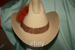Vintage Stetson 5X XXXXX Beaver Cowboy Hat with Original Box 6 5/8 Size