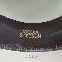 Vintage Stetson 5x Beaver XXXXX Hat Size 7 1/8 JBS Tan