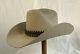 Vintage Stetson 7x Beaver Cowboy Hat. Size 7-3/8 Mid 1970s With Hat Band & Box