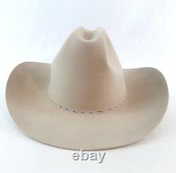 Vintage Stetson Beaver Blend Cowboy Hat Size 7 3/8 Beige
