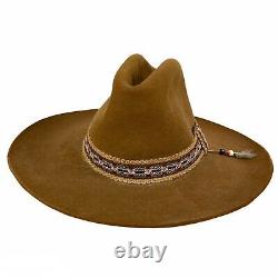 Vintage Stetson Brown XXX Beaver Feather Cowboy Hat, 7 1/8