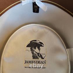 Vintage Stetson Cowboy Hat 4X Beaver Size 7 / 56 1985 James Dean Foundation