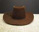 Vintage Stetson Cowboy Hat Men 6 5/8 Brown Western Beaver Felt 4x Brick Band