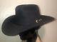 Vintage Stetson Cowboy Hat Rancher 6x Xxxxxx Beaver Black Goldstone Band 7 1/4