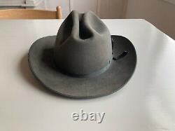 Vintage Stetson Cowboy Hat Size 6 1/2 Gray