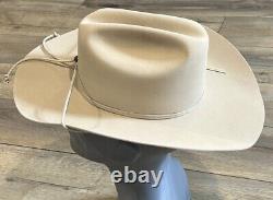 Vintage Stetson D4 Ranch Tan Size 7 Or 56 Cowboy Hat 4 Inch Brim SF0575D440 5 X