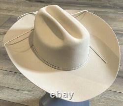 Vintage Stetson D4 Ranch Tan Size 7 Or 56 Cowboy Hat 4 Inch Brim SF0575D440 5 X