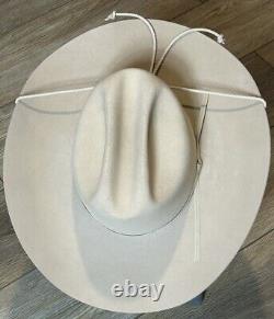 Vintage Stetson D4 Ranch Tan Size 7 Or 56 Cowboy Hat 4 Inch Brim SF0575D440 5 X