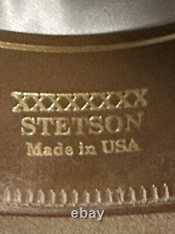 Vintage Stetson Finalist 8X Doe Color Western/Cowboy Hat Size 6 3/4 WithHard Case