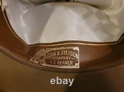 Vintage Stetson Hats the Open Road 4x Beaver 6 5/8 Fedora western Cowboy hat