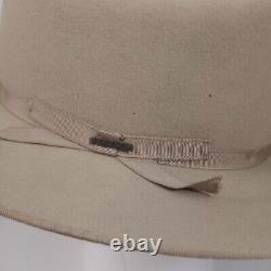 Vintage Stetson Open Road 4X Beaver Silver Belly Size 6 7/8 Cowboy Hat
