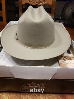 Vintage Stetson Open Road 7 1/8 Hat 4X Beaver Silver Belly with Orig Box, Sand
