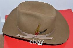 Vintage Stetson Timberline 3X Beaver Western Cowboy Hat 7 3/8 Long Oval XXX Box