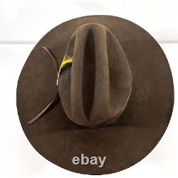 Vintage Stetson Western Cowboy Hat Merced 4X Beaver Felt Mens Size 7 USA Made