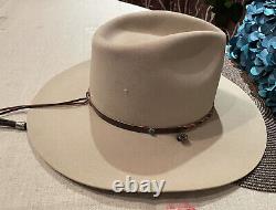 Vintage Stetson XXX Premium Felt Billy Kidd Cowboy Hat 6 3/4 Long Oval Excellent