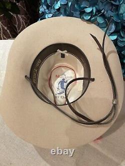 Vintage Stetson XXX Premium Felt Billy Kidd Cowboy Hat 6 3/4 Long Oval Excellent