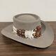 Vintage Stetson Xxxx 4x Beaver Feathered Tan Cowboy Hat Rodeo Felt Western