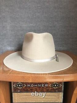 Vintage Wormser 3X quality cowboy Fedora Hat 7 3/8 (Restored)