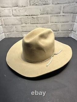 Vintage stetson cowboy Western hat 3x beaver Size 7