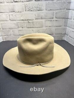 Vintage stetson cowboy Western hat 3x beaver Size 7