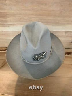 Vtg 40s 1950s 3X Beaver STETSON OPEN ROAD Fedora 7 1/8 cowboy hat Campaign Hat