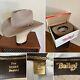 Vtg 90s Bailey Pro 5x Beaver 7 3/8 Taupe Hat With Box Western Cowboy Ranch Rodeo