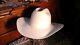 Vtg American Hat Company Usa 30x Bone Sz 7 Beaver Fur Felt Cowboy Hat Long Oval