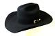 Vtg. Bailey 8x Beaver Cowboy Hat Sz. 7 1/8'' Black Usa Guc Look/read