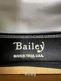 Vtg Bailey 5X Beaver Graphite Western Hat Size 7-1/4